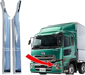 UD クオン 大型　パーツ　キズあり Amazon | UD 大型クオン メッキ カーパーツ バンパー サイド エンド